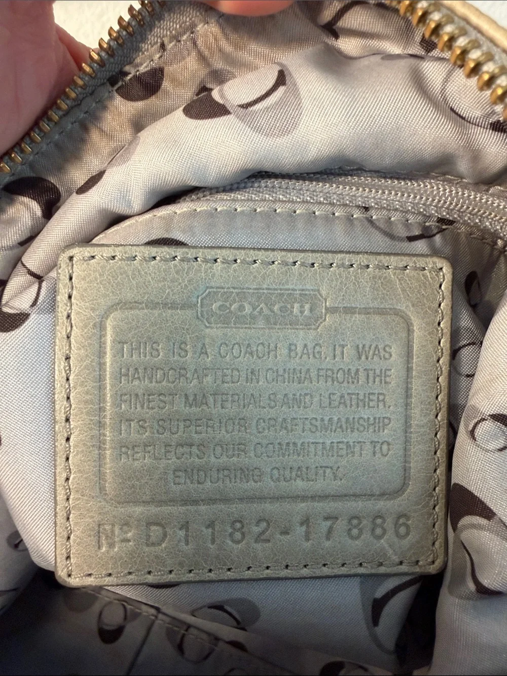 Coach Poppy Y2K Leather Double Pocket Leather Swing Hobo Bag